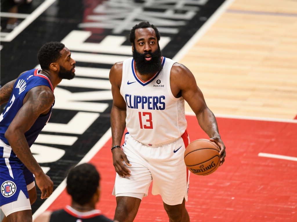 哈登20+5+7神勇发挥 快船客场力克魔术 结合哈登本赛季的数据表现,不少球迷担心他